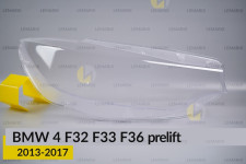 Скло фари BMW 4 F32 F33 F36 (2013-2017) дорест праве