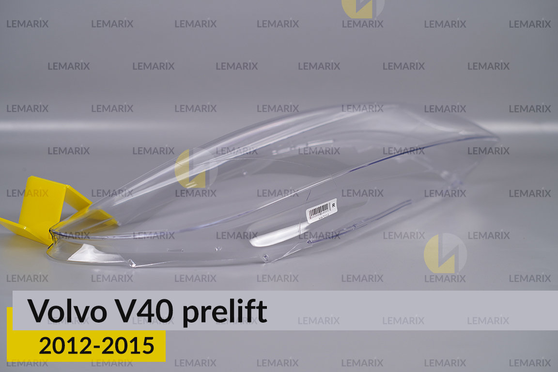 Скло фари Volvo V40 (2012-2015) дорест праве