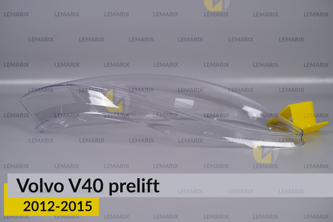 Скло фари Volvo V40 (2012-2015) дорест праве