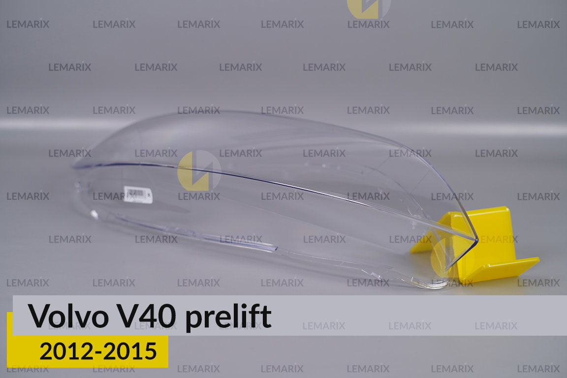 Скло фари Volvo V40 (2012-2015) дорест праве
