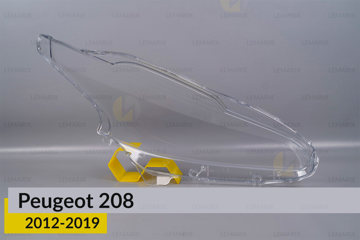 Скло фари Peugeot 208 (2012-2019) ліве