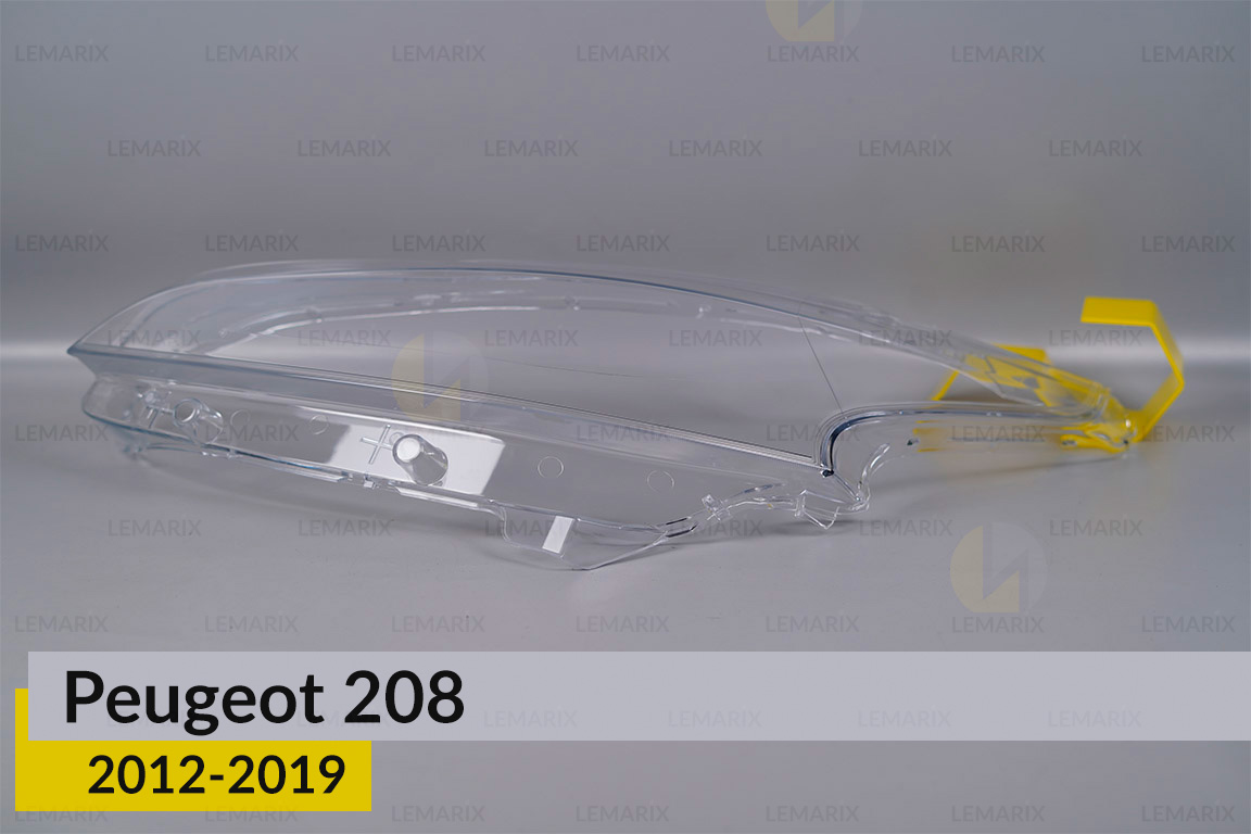 Скло фари Peugeot 208 (2012-2019) ліве