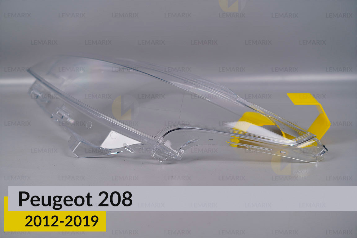 Скло фари Peugeot 208 (2012-2019) ліве