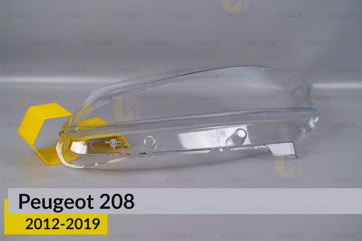 Скло фари Peugeot 208 (2012-2019) ліве