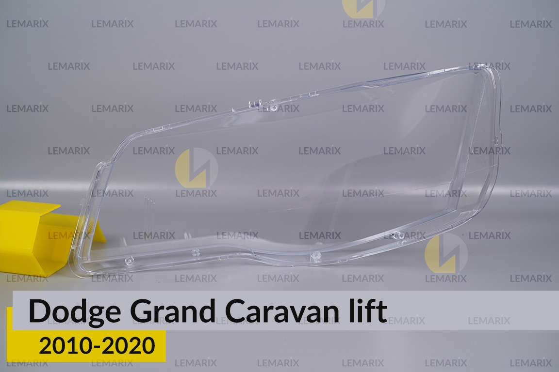 Скло фари Dodge Grand Caravan (2010-2020) рест праве