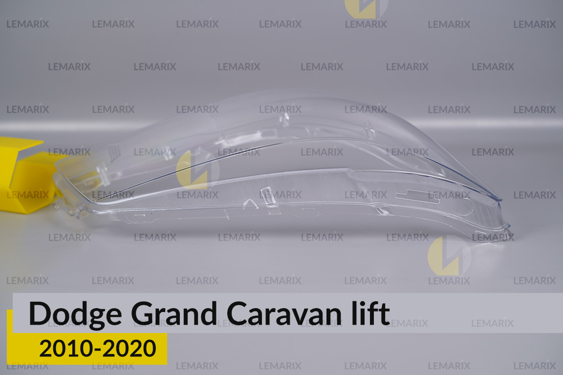 Скло фари Dodge Grand Caravan (2010-2020) рест праве