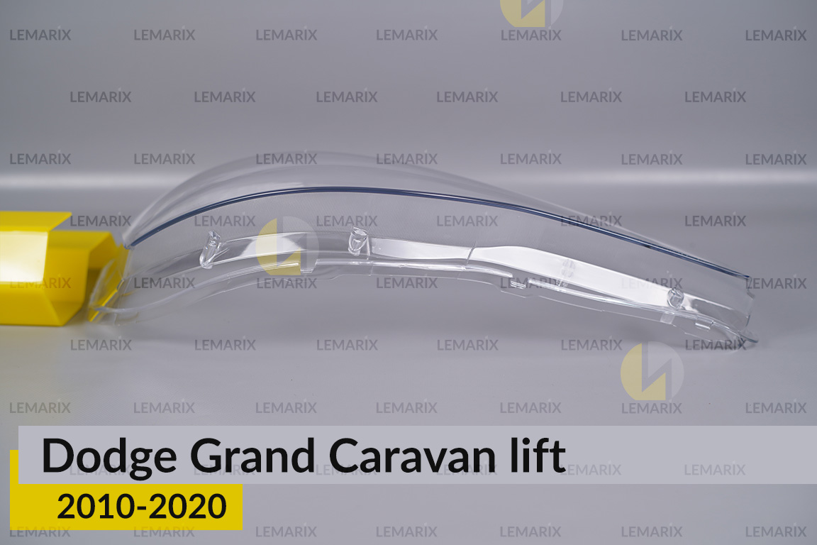 Скло фари Dodge Grand Caravan (2010-2020) рест праве