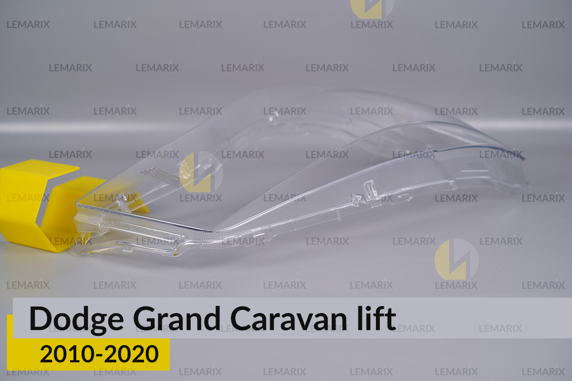 Скло фари Dodge Grand Caravan (2010-2020) рест праве