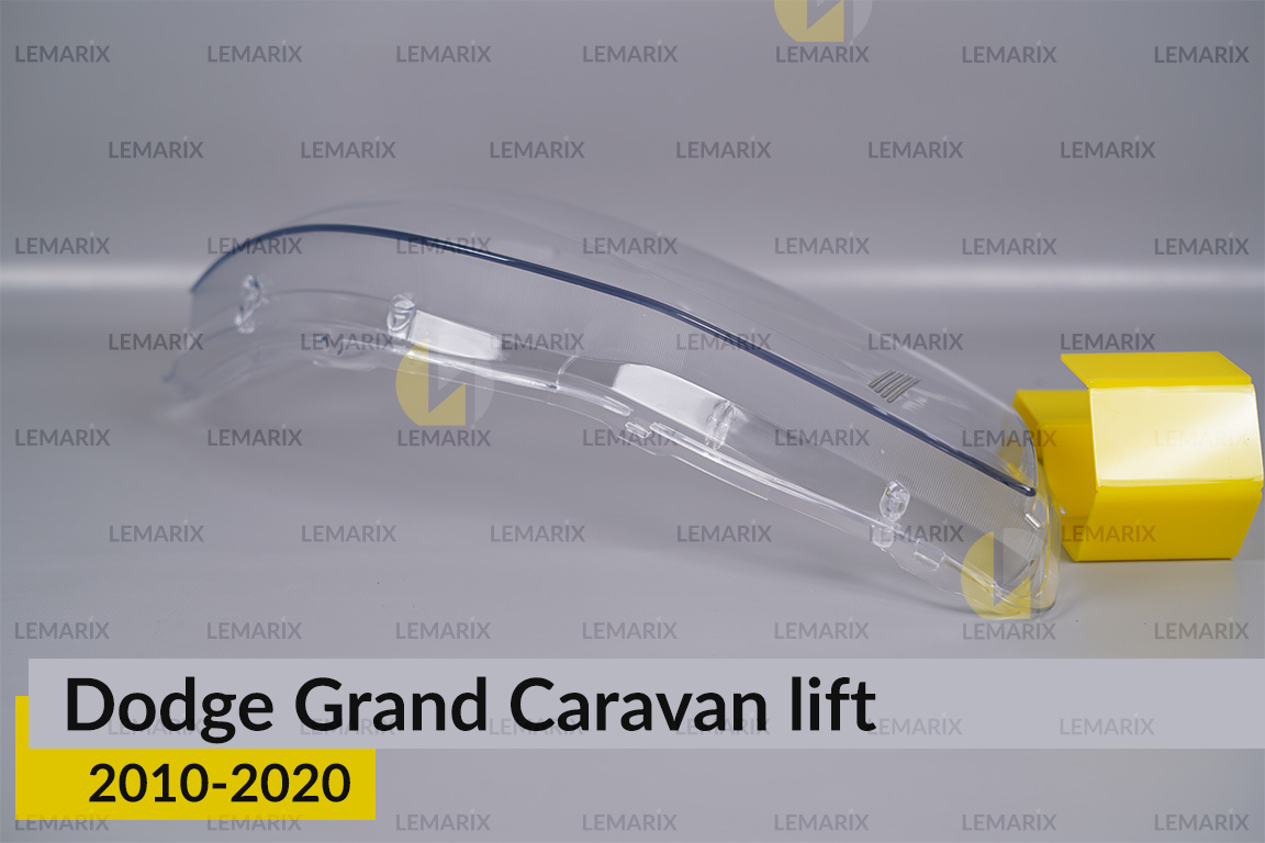 Скло фари Dodge Grand Caravan (2010-2020) рест праве