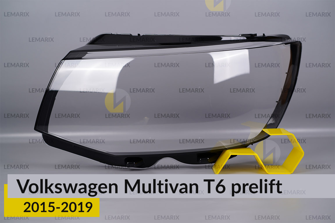 Скло фари VW Volkswagen Multivan T6 (2015-2019) дорест ліве