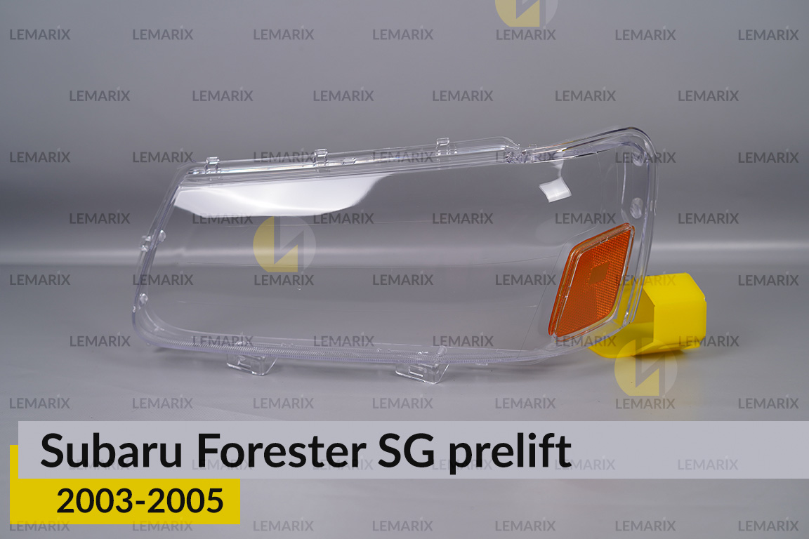 Стекло фары Subaru Forester SG (2003-2005) дорест левое