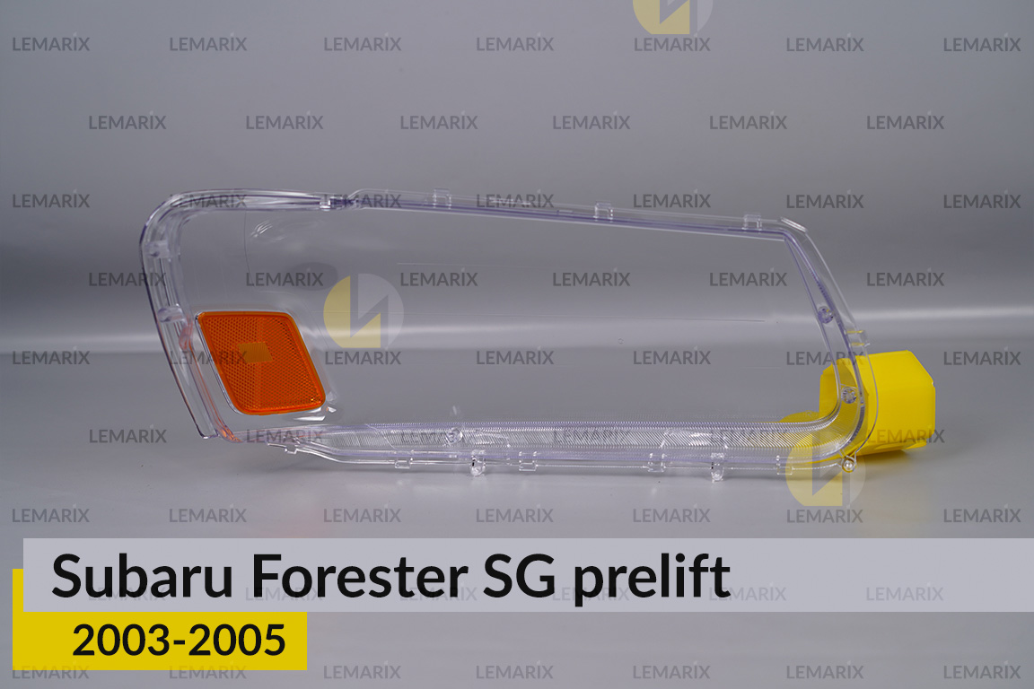 Стекло фары Subaru Forester SG (2003-2005) дорест левое