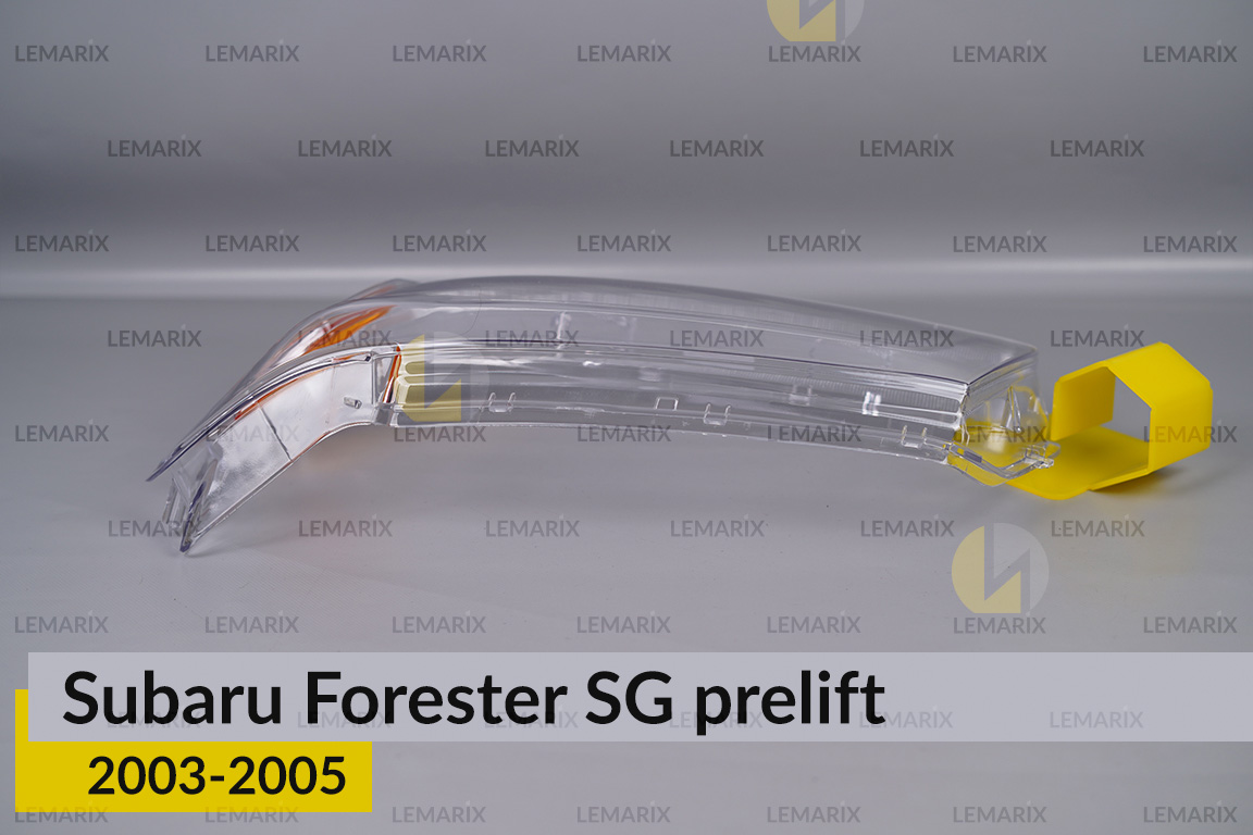 Стекло фары Subaru Forester SG (2003-2005) дорест левое