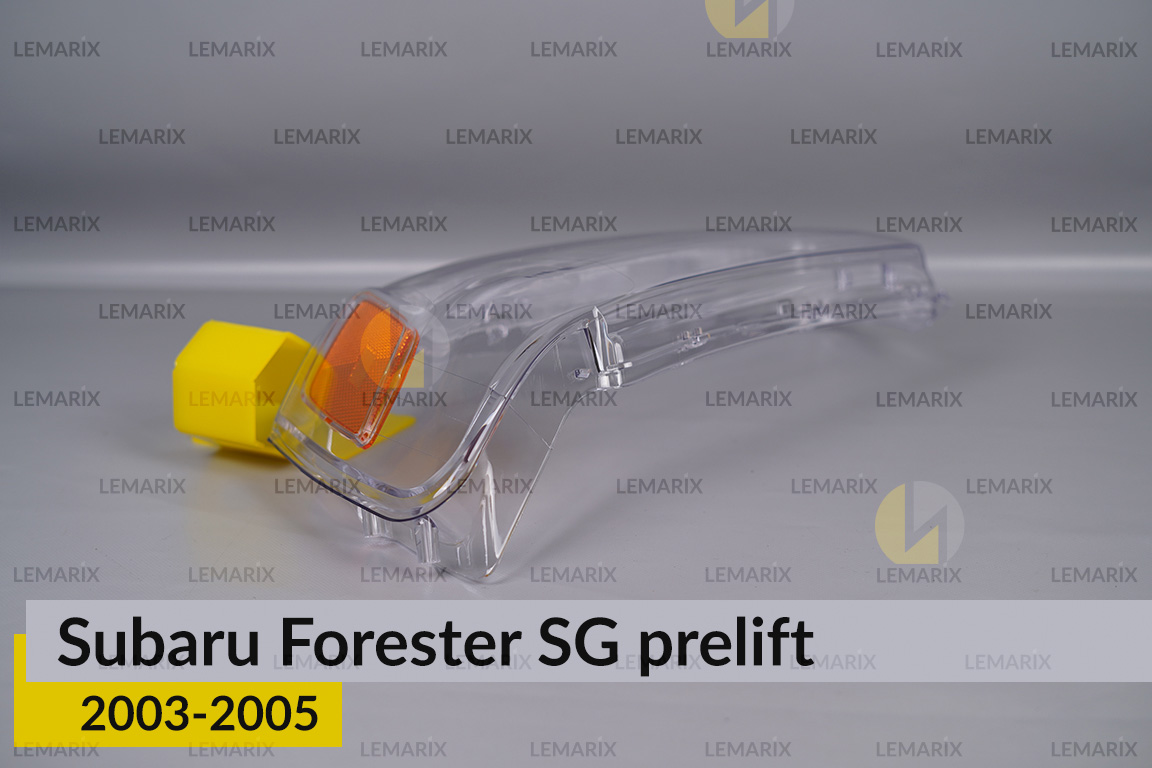Стекло фары Subaru Forester SG (2003-2005) дорест левое