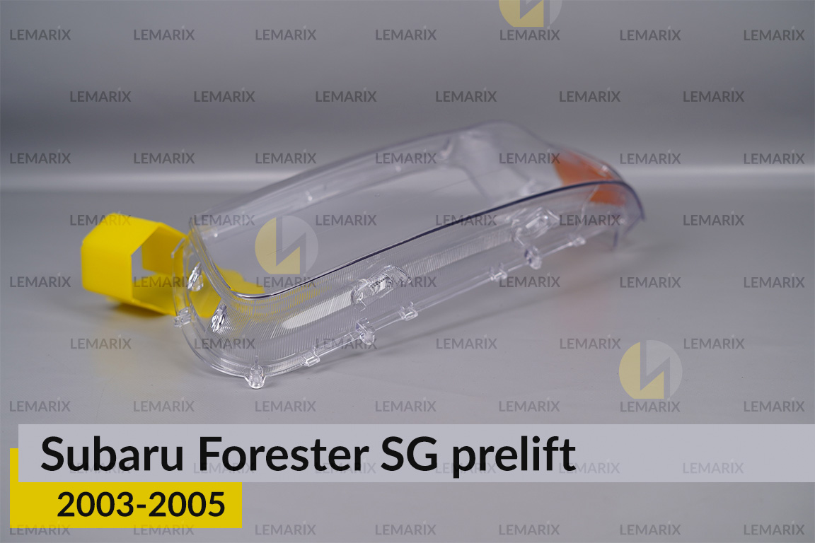 Стекло фары Subaru Forester SG (2003-2005) дорест левое