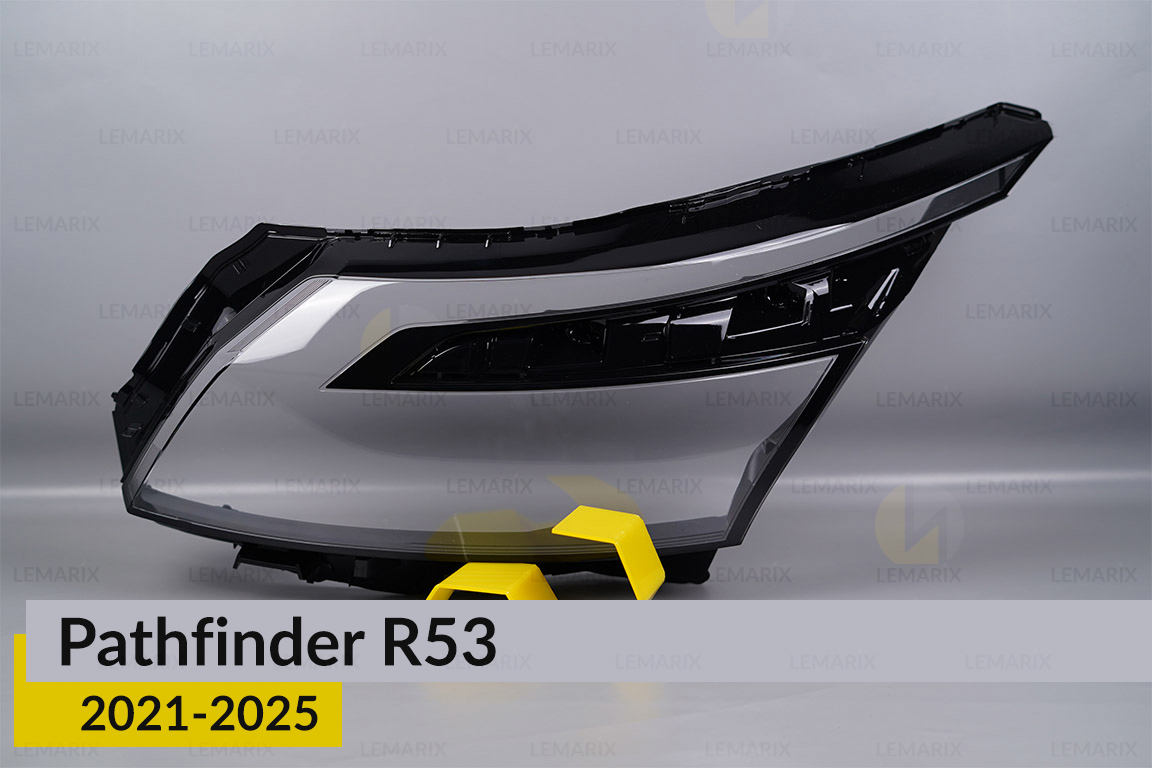 Скло фари Nissan Pathfinder R53 (2021-2025) дорест ліве