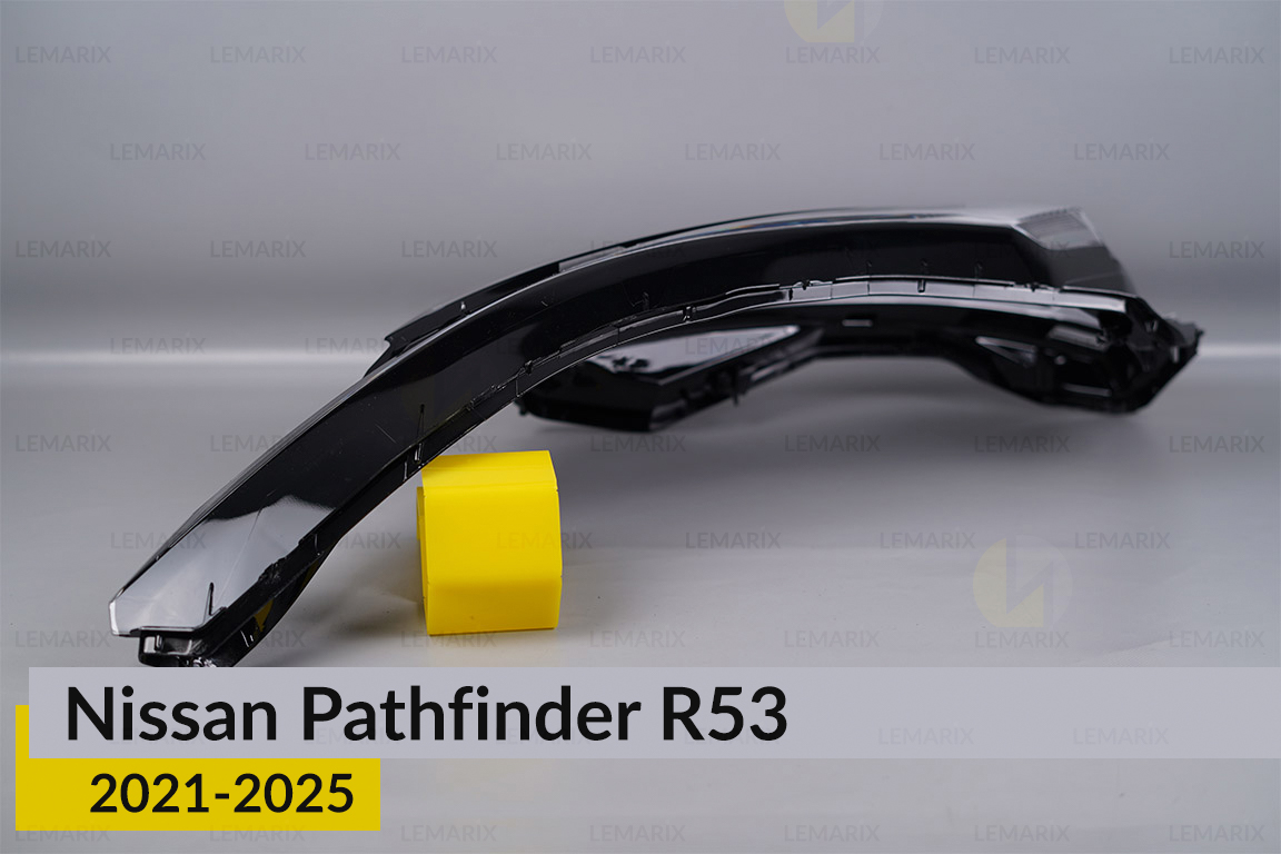 Скло фари Nissan Pathfinder R53 (2021-2025) дорест ліве