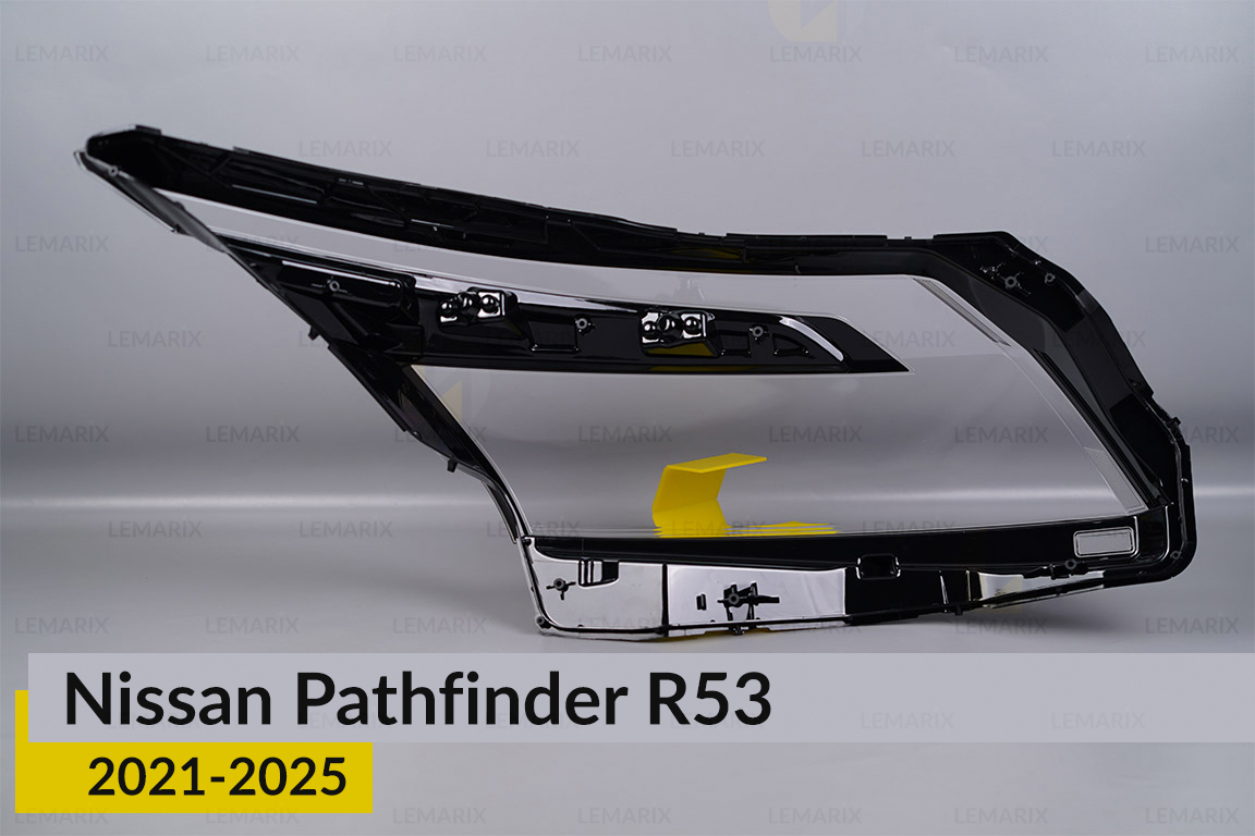 Скло фари Nissan Pathfinder R53 (2021-2025) дорест ліве