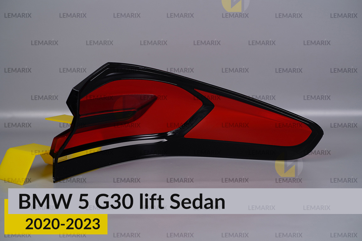 Скло заднього ліхтаря зовнішнє в крилі BMW 5 G30 Sedan (2020-2023) рест ліве