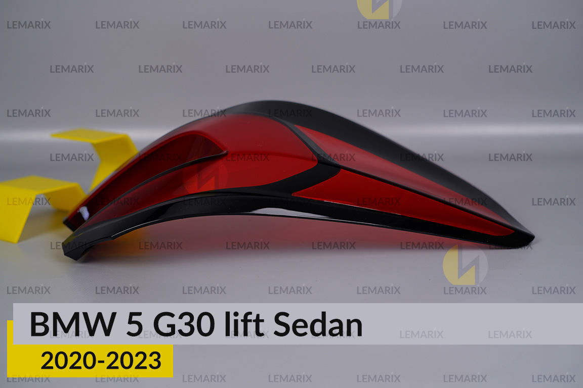 Скло заднього ліхтаря зовнішнє в крилі BMW 5 G30 Sedan (2020-2023) рест ліве