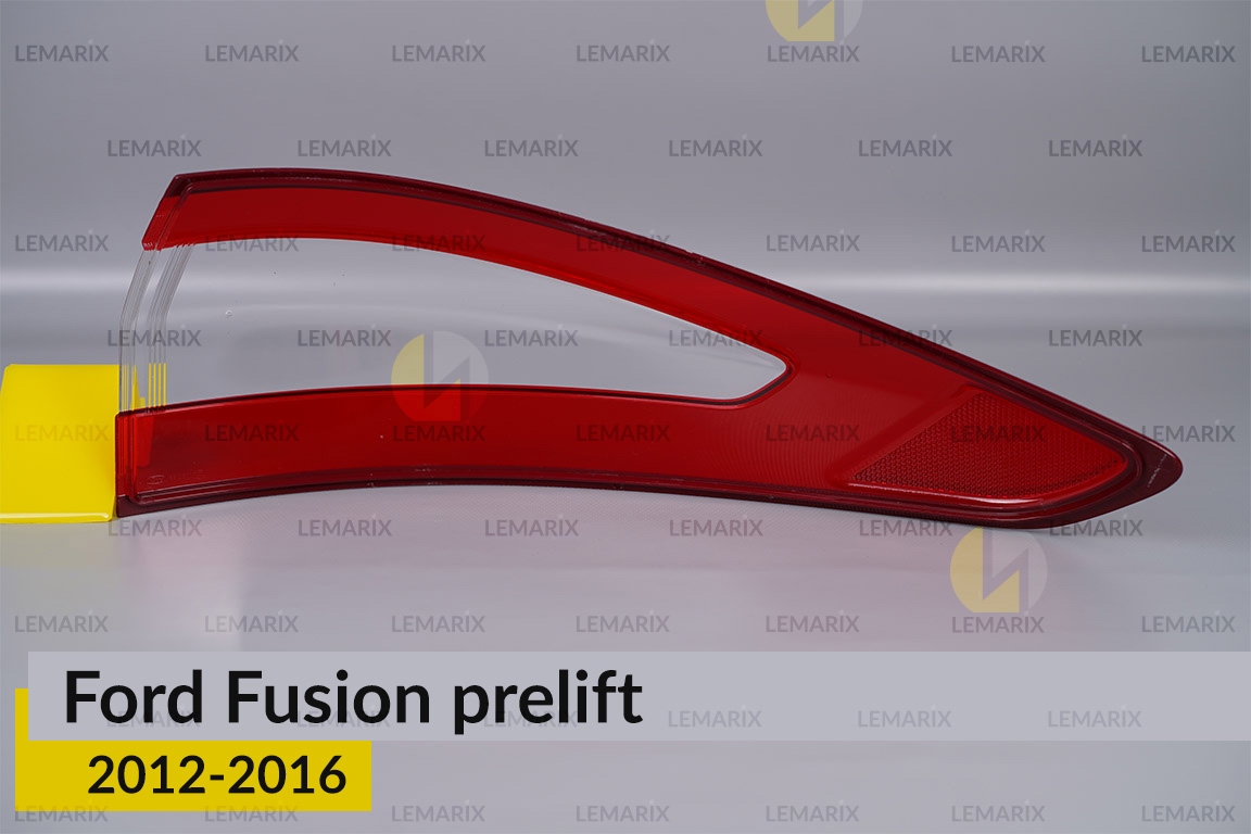 Скло заднього ліхтаря зовнішнє в крилі Ford Fusion (2012-2016) дорест ліве