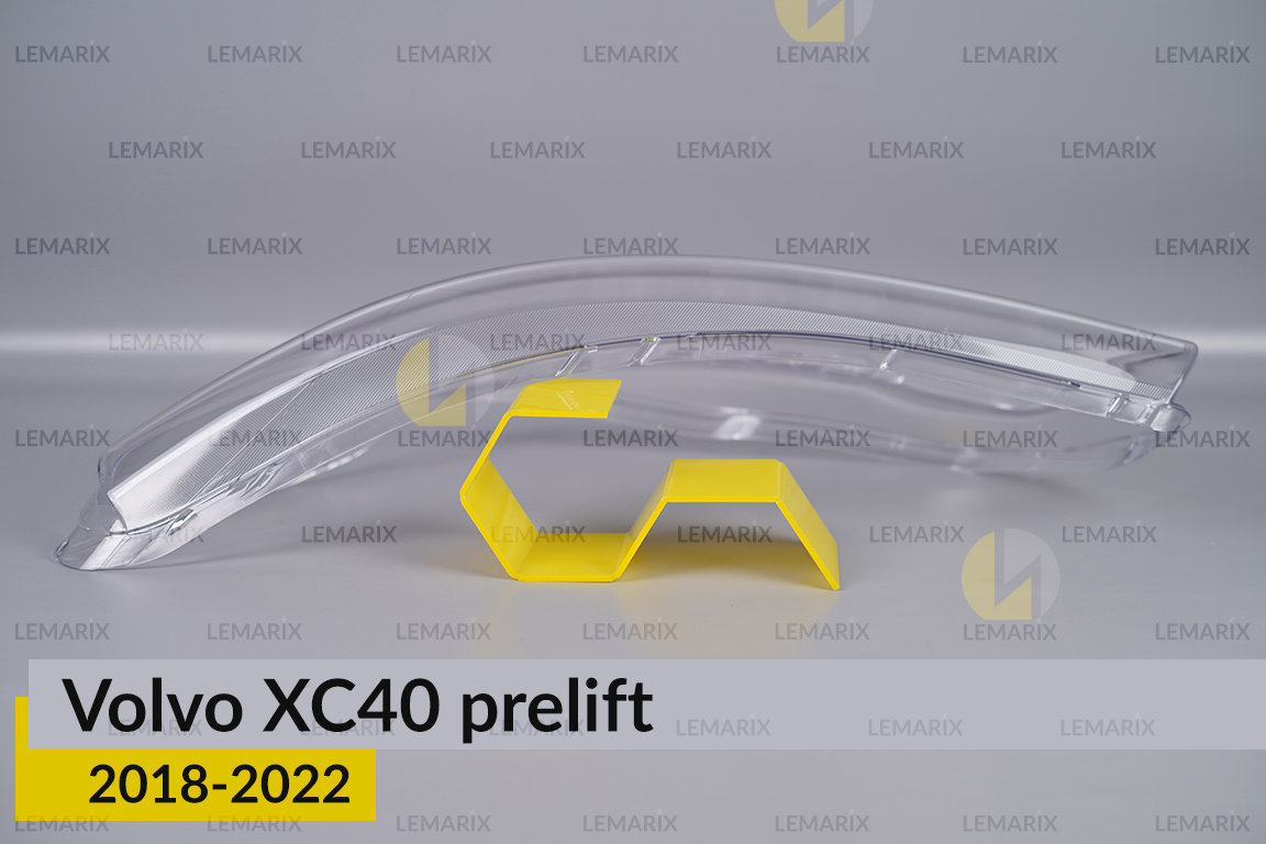 Скло фари Volvo XC40 (2018-2022) дорест ліве