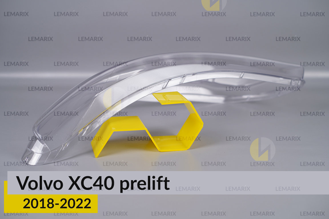 Скло фари Volvo XC40 (2018-2022) дорест ліве