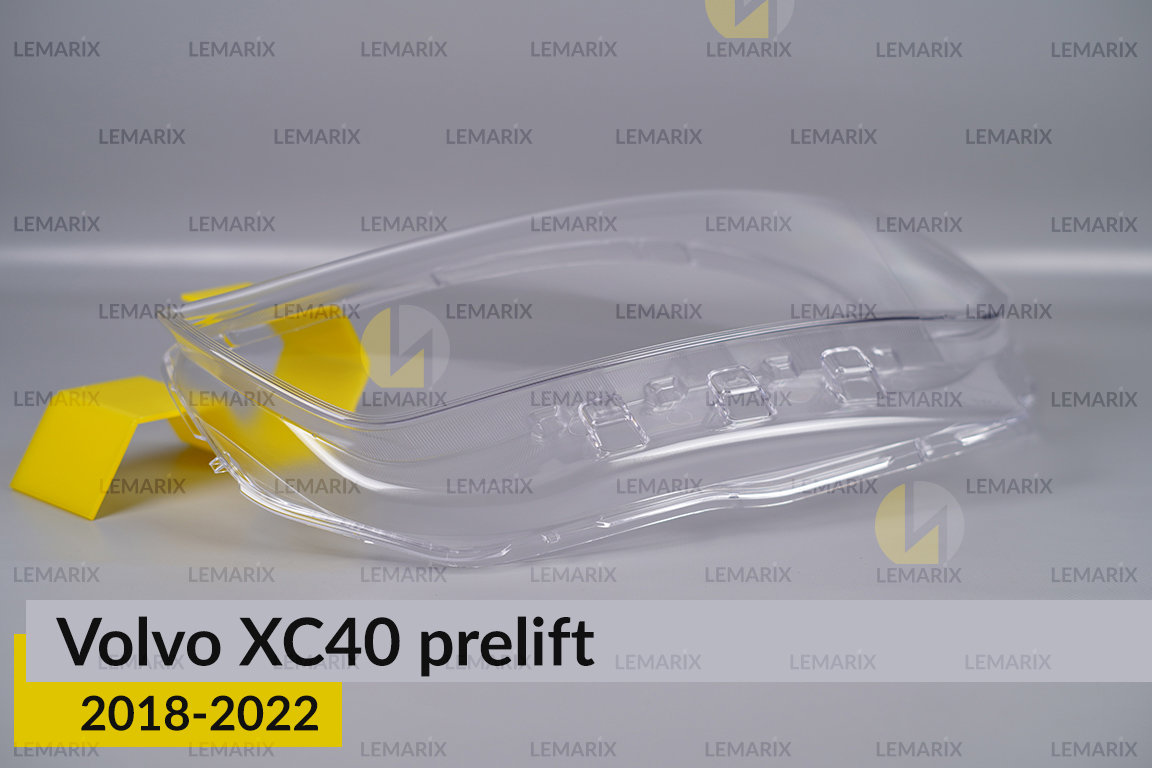 Скло фари Volvo XC40 (2018-2022) дорест ліве
