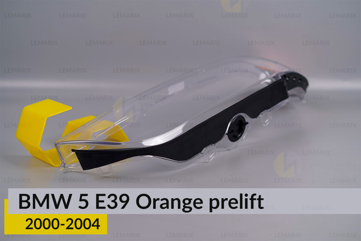 Скло фари BMW 5 E39 Orange (2000-2004) рест праве