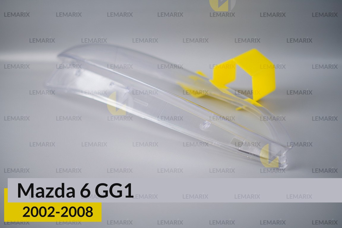 Скло фари Mazda 6 GG1 (2002-2008) праве