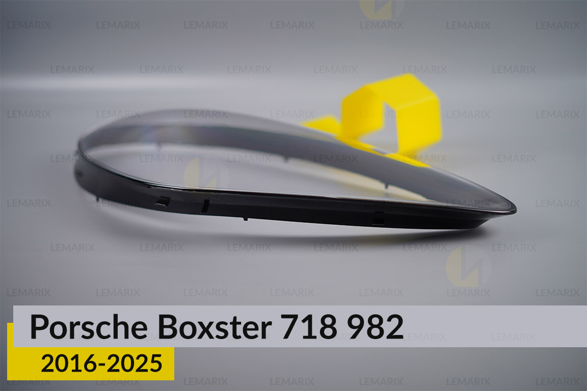 Скло фари Porsche Boxster 718 982 (2016-2025) праве