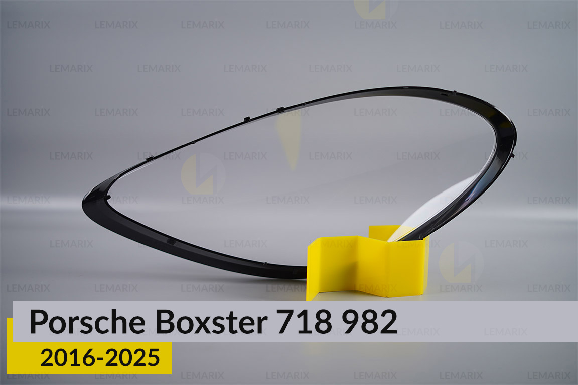 Скло фари Porsche Boxster 718 982 (2016-2025) праве