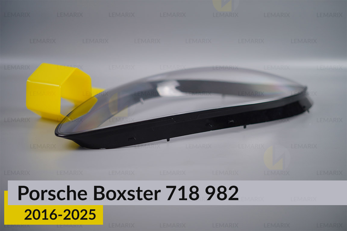Скло фари Porsche Boxster 718 982 (2016-2025) праве