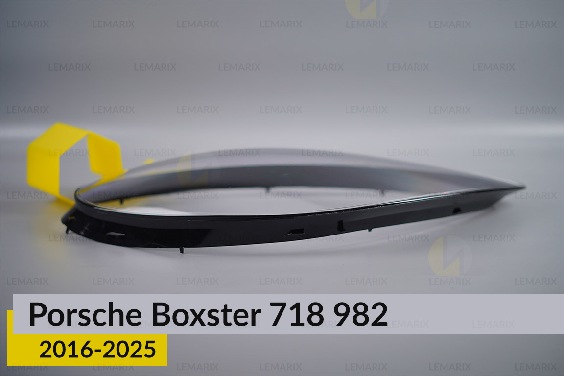 Скло фари Porsche Boxster 718 982 (2016-2025) праве