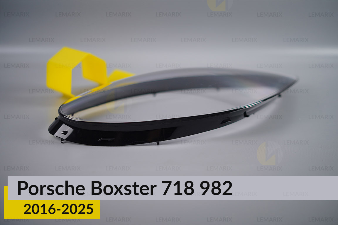 Скло фари Porsche Boxster 718 982 (2016-2025) праве