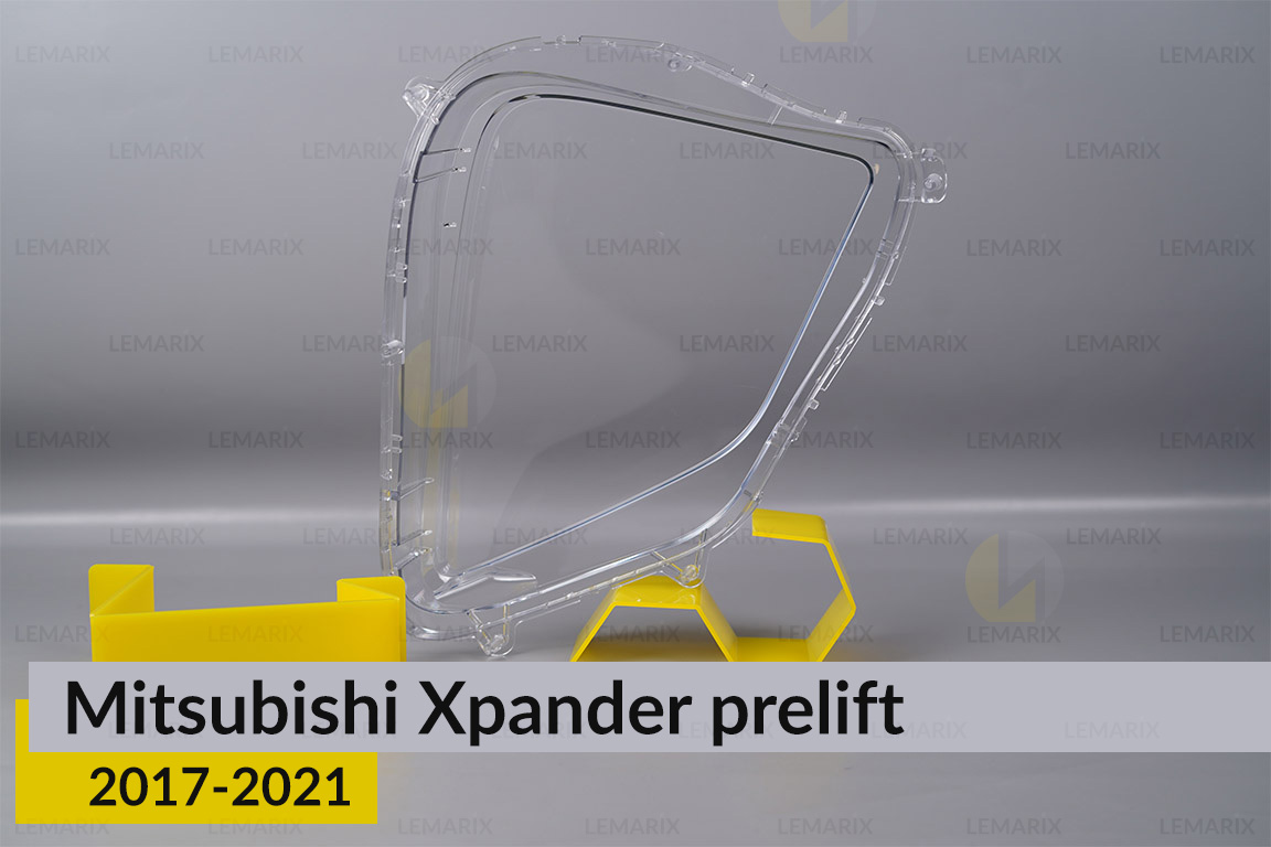 Скло фари Mitsubishi Xpander (2017-2021) дорест ліве