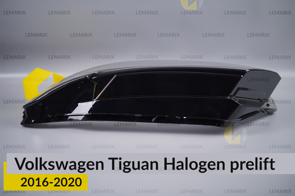Скло фари VW Volkswagen Tiguan Halogen (2016-2020) дорест ліве