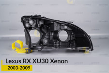 Корпус фары Lexus RX XU30 Xenon (2003-2009) правый