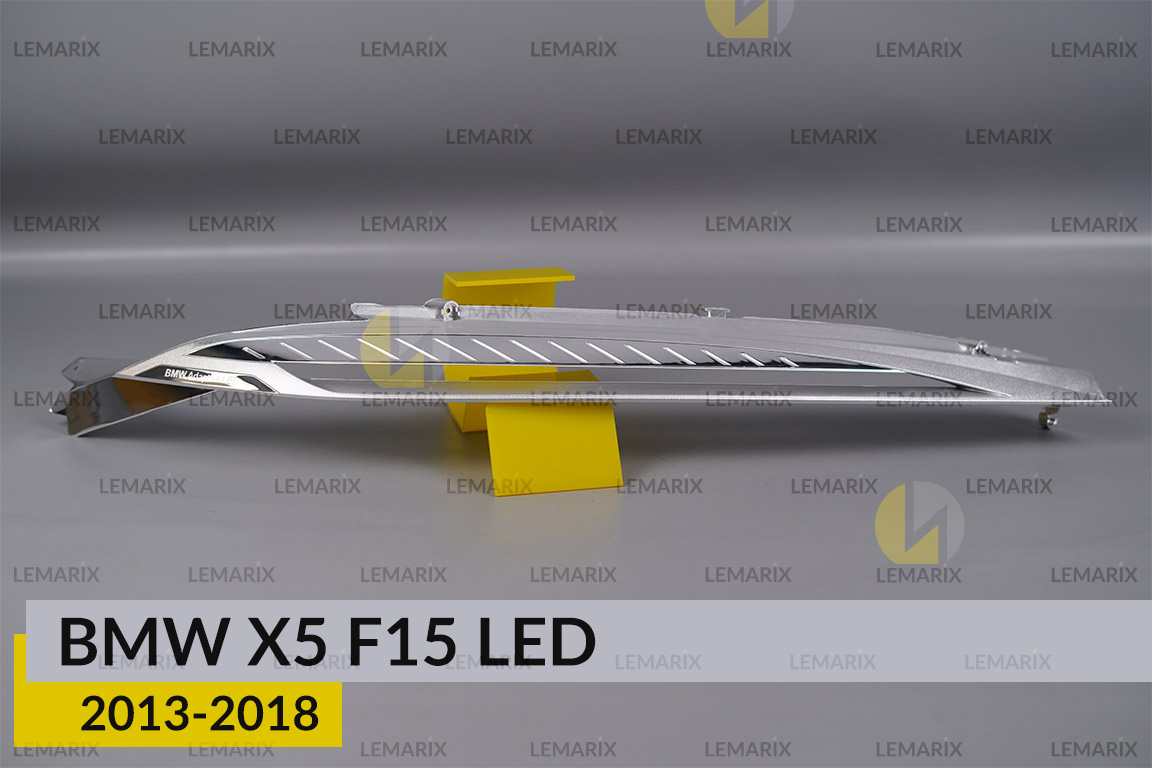 Хромована декоративна маска верхня BMW X5 F15 LED (2013-2018) права