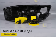 Ремкомплект кріплення корпуса фар Audi A7 C7 (2014-2018) рест лівий – 3 од.