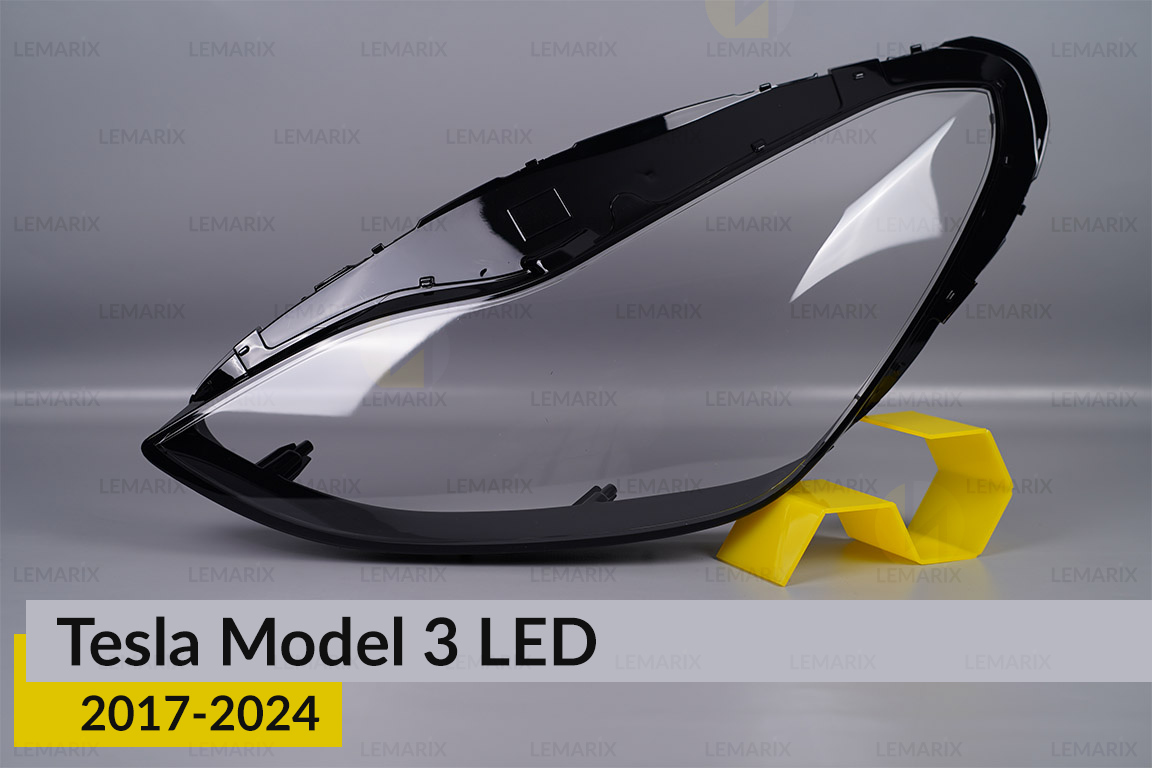 Скло фари Tesla Model 3 LED (2017-2024) ліве