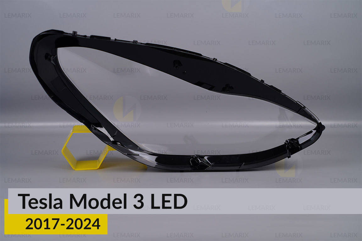 Скло фари Tesla Model 3 LED (2017-2024) ліве