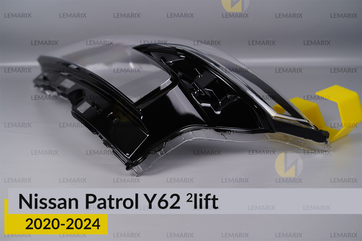 Скло фари Nissan Patrol Y62 (2020-2024) 2 рест ліве