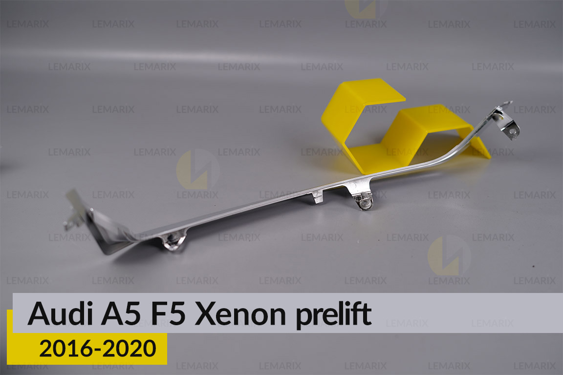 Хромована декоративна маска нижня Audi A5 F5 Xenon (2016-2020) дорест ліва