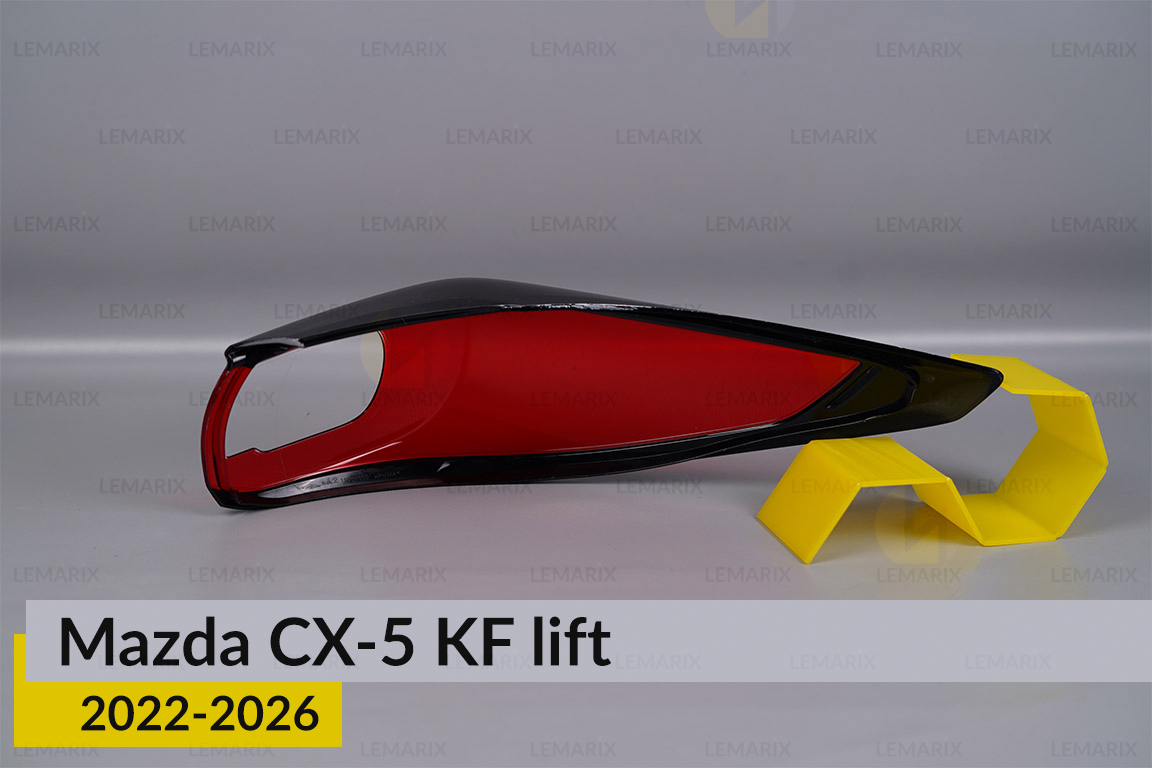 Скло заднього ліхтаря зовнішнє в крилі Mazda CX-5 KF (2022-2026) рест ліве