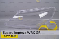 Стекло фары Subaru Impreza WRX GR (2007-2011) левое