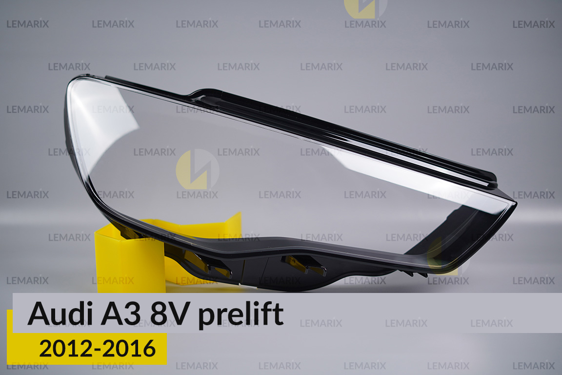 Скло фари Audi A3 8V (2012-2016) дорест праве
