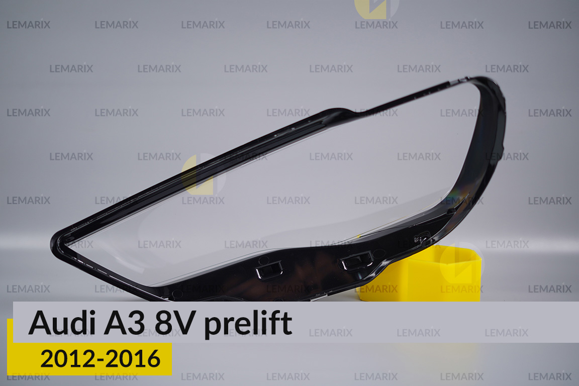 Скло фари Audi A3 8V (2012-2016) дорест праве