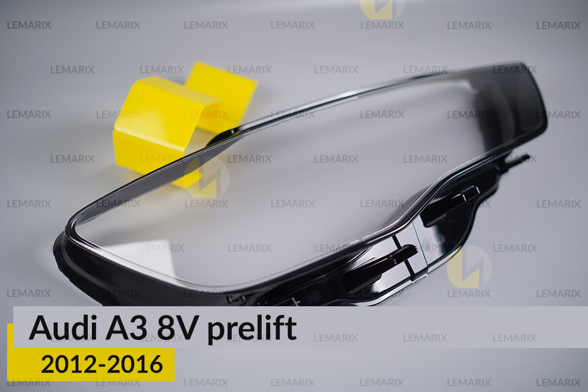 Скло фари Audi A3 8V (2012-2016) дорест праве