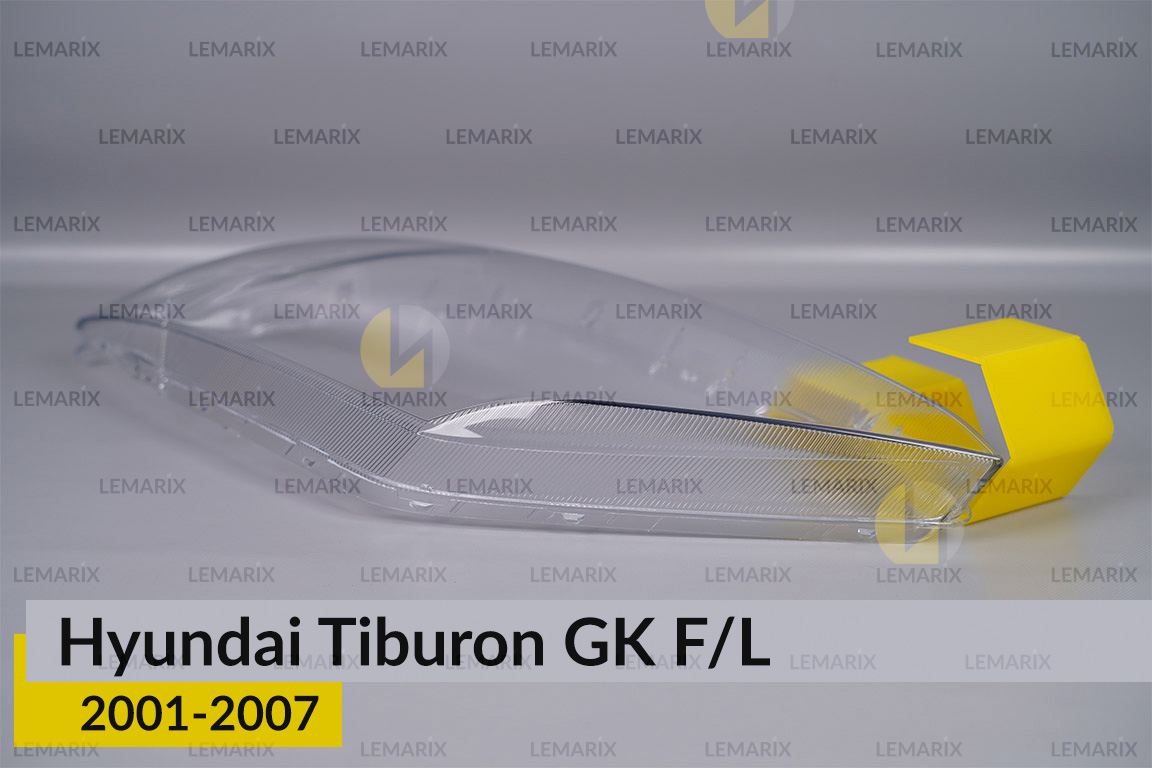 Скло фари Hyundai Tiburon GK F/L (2001-2007) ліве